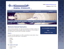 Tablet Screenshot of generalhydraulics.co.uk
